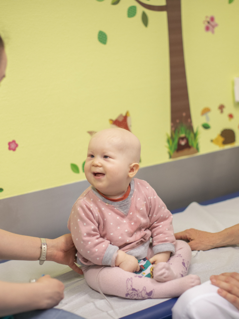 Baby bei der Therapie