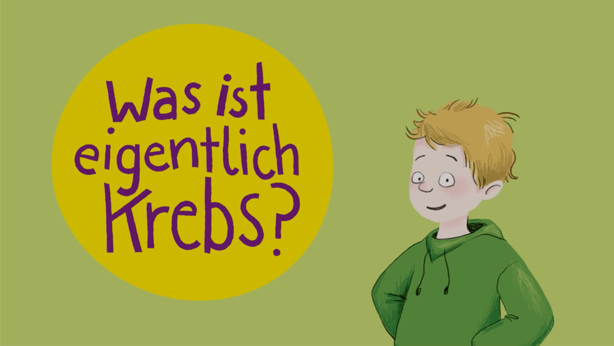 Titelbild mit Text: Was ist eigentlich Krebs?