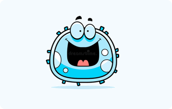 Cartoon Zelle Grafik.